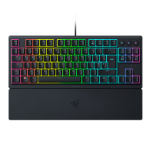 Razer Ornata V3 Tenkeyless Laidinė žaidimų klaviatūra, Low-profile, RGB LED, USB QWERTY, US, Juoda