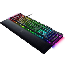 Razer BlackWidow V4 Laidinė žaidimų klaviatūra, RGB LED, USB QWERTY, US, Yellow Switch, Juoda