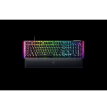 Razer BlackWidow V4 Laidinė žaidimų klaviatūra, RGB LED, USB QWERTY, US, Yellow Switch, Juoda