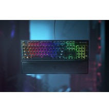 Razer Blackwidow V3 Laidinė žaidimų klaviatūra, RGB LED, USB, US, Green Switch, Juoda