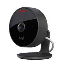 Logitech Circle View Camera Laidinė vaizdo stebėjimo kamera, FHD 1080p, 180°, Wi-Fi, Juoda