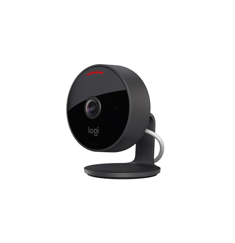 Logitech Circle View Camera Laidinė vaizdo stebėjimo kamera, FHD 1080p, 180°, Wi-Fi, Juoda