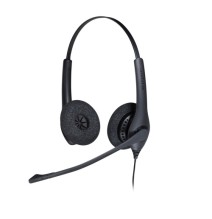 Jabra BIZ 1500 Duo QD Laidinės ausinės, Juoda