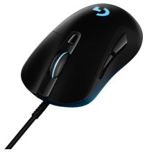 Logitech G403 HERO Laidinė žaidimų pelė, USB Type-A, 25600 DPI, Juoda