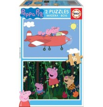 2 dėlionės (puzzle) 2x16 PEPPA PIG 3+