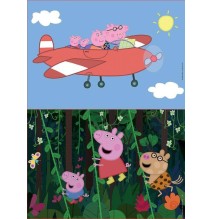 2 dėlionės (puzzle) 2x16 PEPPA PIG 3+