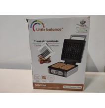 Ecost prekė po grąžinimo, Little Balance 8384 Speed Waffle Iron 1400 - elektrinė vaflinė - tikros be