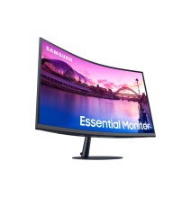 Samsung Essential S39C Monitorius 27'' VA LED Curved, FHD 1920x1080, 4 ms, 250 cd/m2, 75 Hz, Juoda