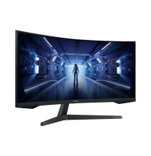 Samsung Odyssey G5 G55T Monitorius 34'' VA LED Curved, UWQHD 3440x1440, 1ms, 250 cd/m2, 165Hz, Juoda