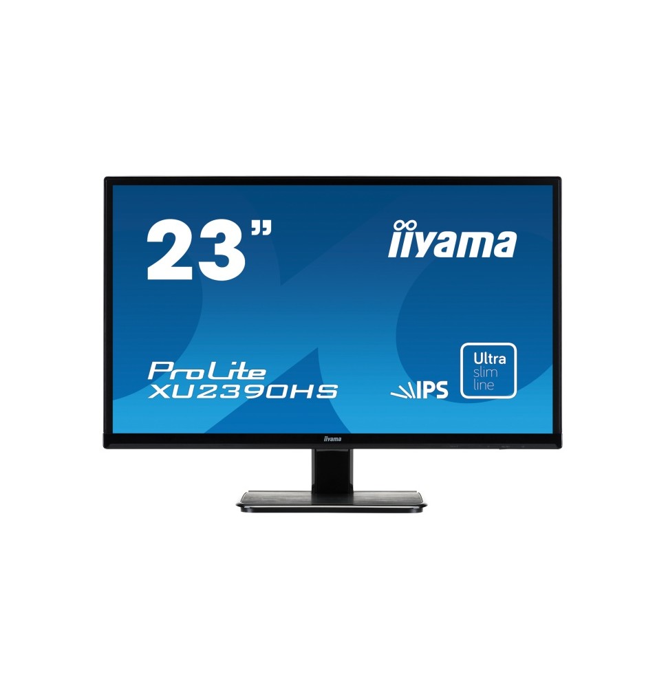 iiyama ProLite XU2390HS Monitorius 23'' IPS, FHD 1920x1080, 4 ms, 250 cd/m2, 75 Hz, Juoda