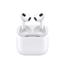 Apple AirPods (3rd Gen) Belaidės ausinės Earbuds, Lightning Charging Case, Balta