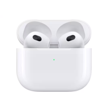 Apple AirPods (3rd Gen) Belaidės ausinės Earbuds, Lightning Charging Case, Balta