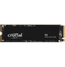 Crucial (8QCT1000P3SSD8) SSD Diskas 1TB P3 3D NAND PCIe 3.0 NVMe M.2