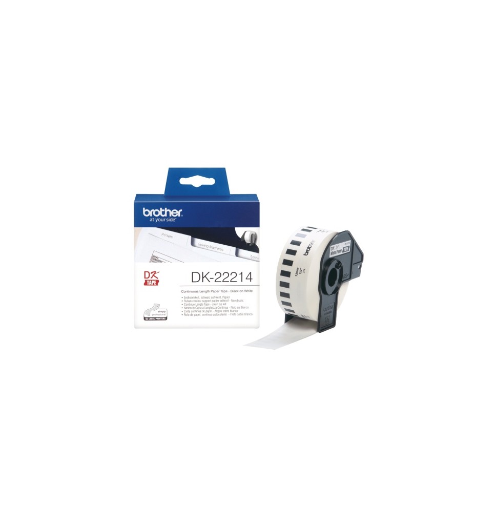 Brother DK22214 CONTINUOUS PAPER TAPE 12MM