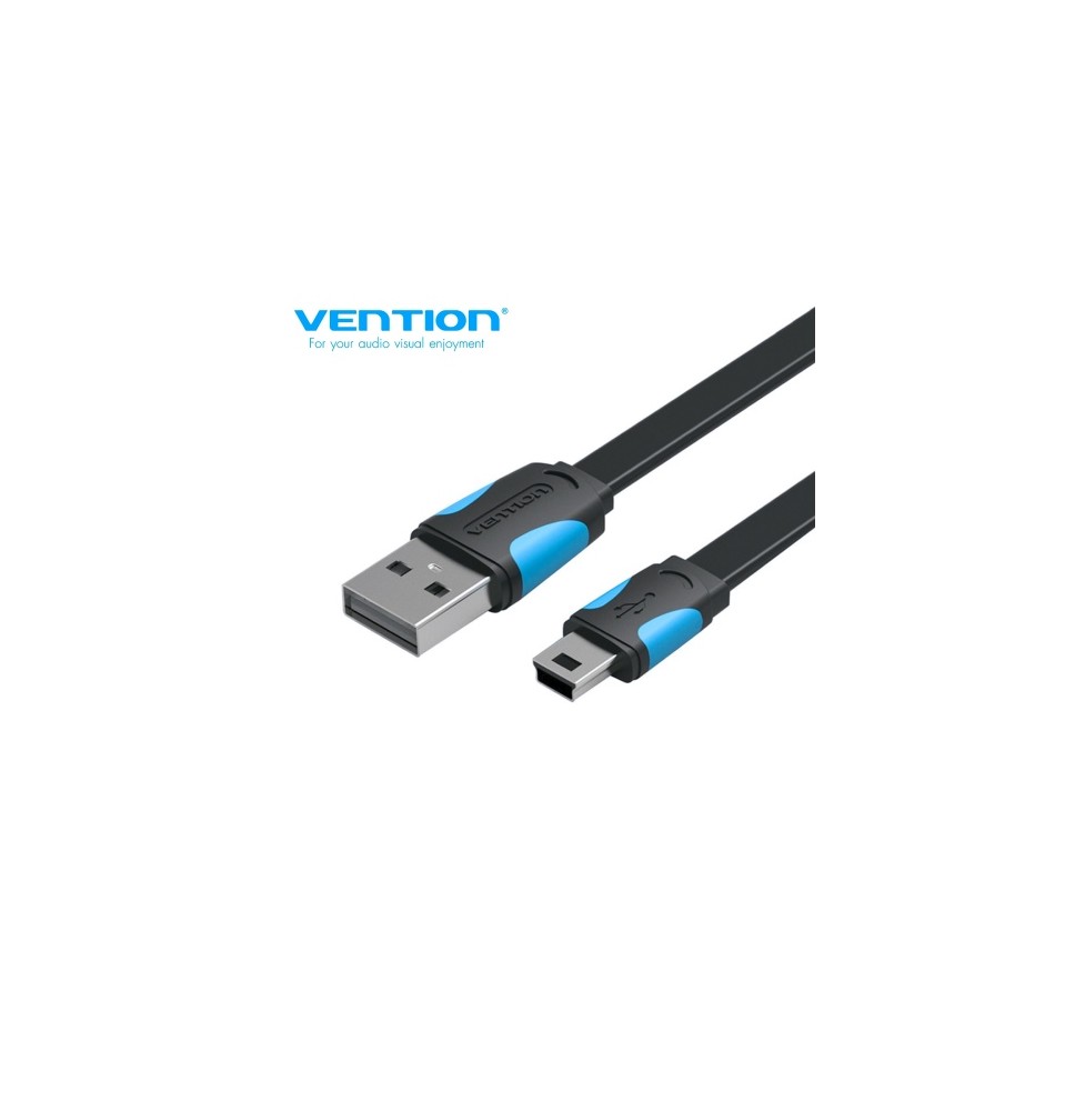 Vention VAS-A14-B200 Kabelis USB 2.0 A Male - USB 2.0 B Mini Male, 2 m