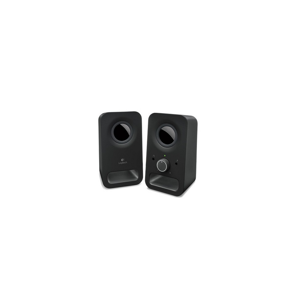 Logitech Z150 Stereo Garso kolonėlės, 2.0, Laidinės, 3.5 mm jack, Juoda