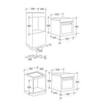 Orkaitė Hoover HOT7174WI WF/E