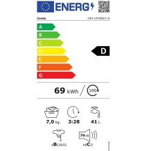 Skalbimo mašina Candy CS4 1272DE/1-S