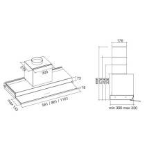 Gartraukis Falmec Move Wall 60 black