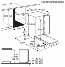 Įmontuojama indaplovė Electrolux EEA27200L