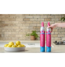 CO2 angliarūgštės cilindras SodaStream Quick Connect 60L, rožinis