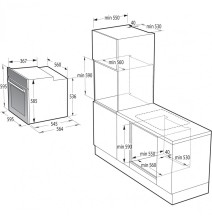 Įmontuojama orkaitė Gorenje BO6735E05B