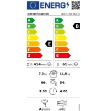 Skalbimo mašina su džiovinimo funkcija Hotpoint-Ariston NDD 11725 BDA EE