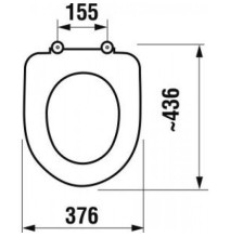 WC klozeto sedyne Lyra Baltic/Olymp H8932813000631