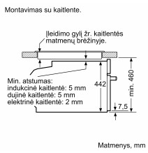 Įmontuojamoji kompaktinė orkaitė su mikrobangų funkcija Bosch CMG978NB1