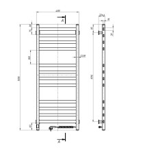 El.rankšluosčių džiovintuvas Navin Avangard 480*1200 Sensor dešinė 12-028053-4812