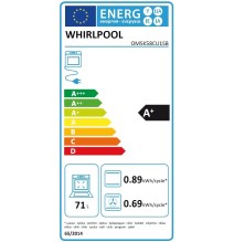 Orkaitė Whirlpool OMSK58CU1SB