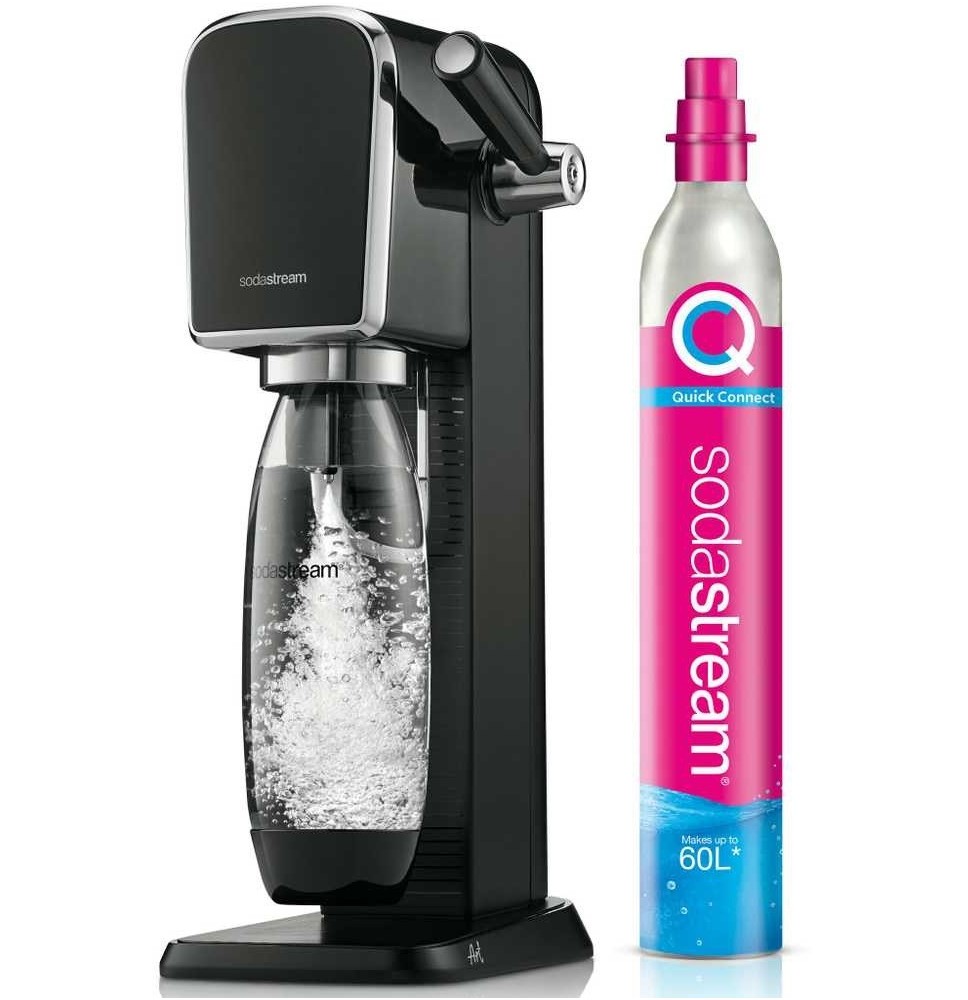 Gazuotų gėrimų gaminimo aparatas SodaStream Art Black