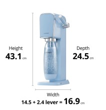 Gazuotų gėrimų gaminimo aparatas SodaStream Art Blue