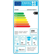 Džiovyklė Hoover NDPEH9A3TCBEXS-S