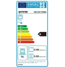 Elektrinė viryklė Gorenje GECS5C70WA