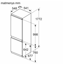 Šaldytuvas Bosch KIN86NSE0
