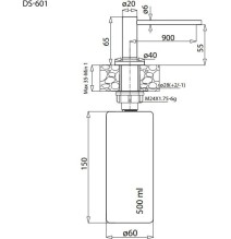 Dozatorius AQUASANITA DS-601