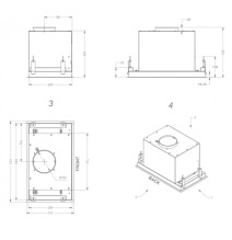 Gartraukis Novy Hood Crystal 26052 Canopy, 60 cm