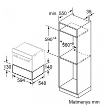 Stalčius su pašildymu Bosch BIC830NC0