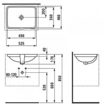 Praustuvas Laufen Pro A 8119600001091