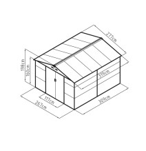 Sodo namelis G21 GAH 884 - 277 x 319 cm 63900561