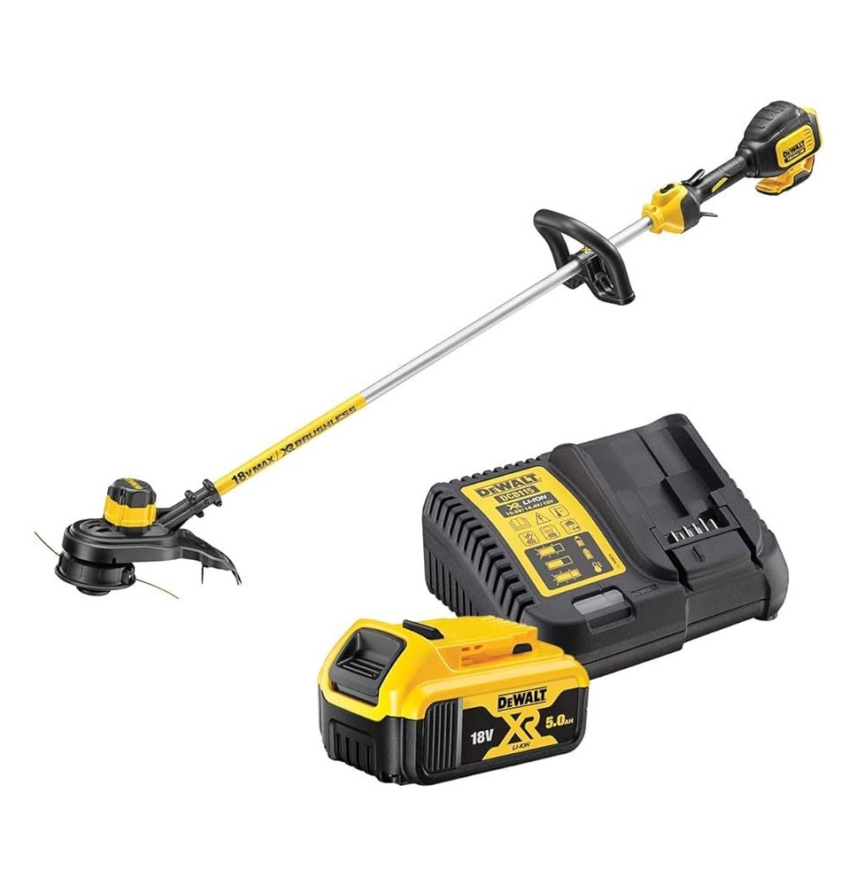 Akumuliatorinė žoliapjovė Dewalt DCM561P1-QW, su baterija ir įkrovikliu