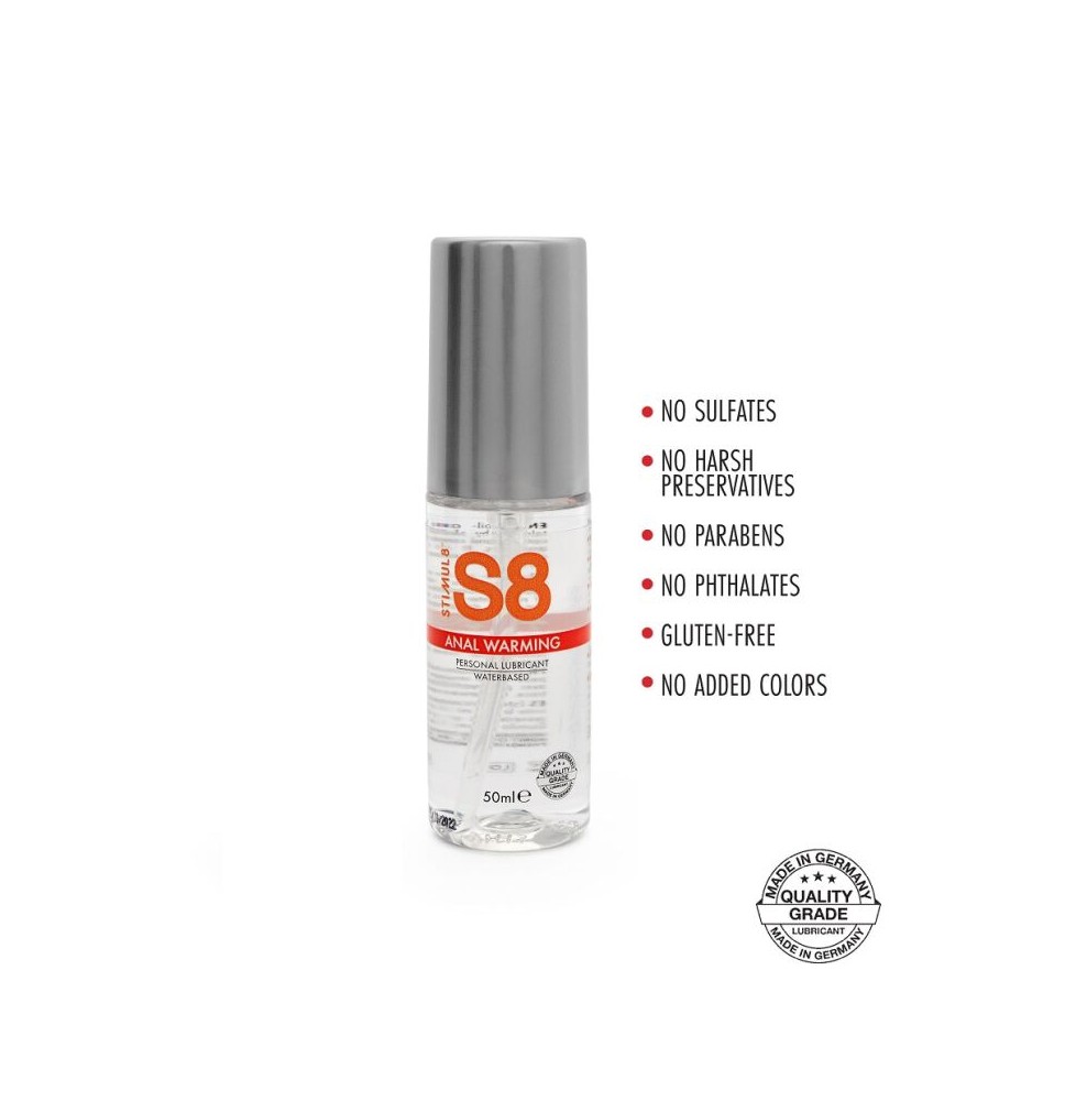 S8 šildantis analinis lubrikantas (50 ml)