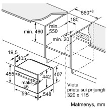 Orkaitė Bosch CMG936AB1S