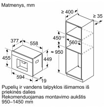 Įmontuojamas kavos aparatas Bosch CTL7181B0