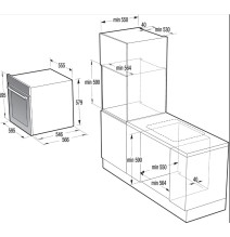 Orkaitė Gorenje BOP798S37BG