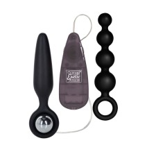 Analinis rinkinys Booty vibro kit - Juodas