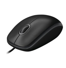 Logitech B100 Laidinė pelė, USB Type-A, Optical, 1000 DPI, Juoda