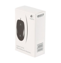 Logitech B100 Laidinė pelė, USB Type-A, Optical, 1000 DPI, Juoda