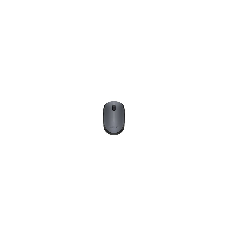 Logitech M170 Belaidė pelė, RF Wireless, 1000 DPI, Grey/Black